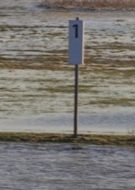 Rhein Kilometrierung hundert