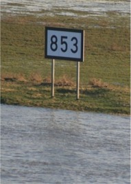 Rhein Kilometrierung