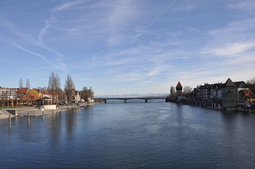 Seeausfluss am Bodensee